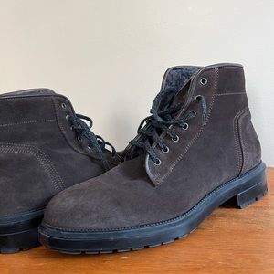 Aquatalia Men’s Sherpa lined Suede Boots